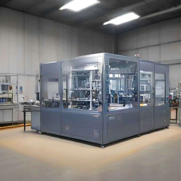Sachet and stick pack filling machine on a multi-lane line